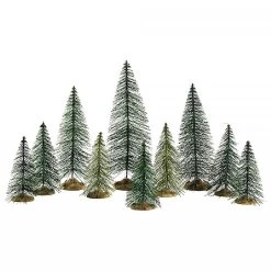 Lemax Needle Pine Trees (Set Of 10)