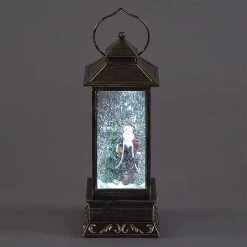 Santa LED Water Filled Lantern