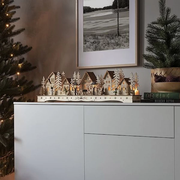 Konstsmide Alpine Village Silhouette (18 LEDs) 2 Konstsmide Alpine Village Silhouette (18 LEDs) - Image 2