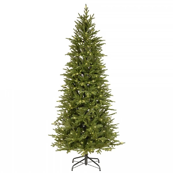 National Tree Company 6.5ft Pre-Lit Bedminster Slim Spruce Artificial Christmas Tree 1 National Tree Company 6.5ft Pre-Lit Bedminster Slim Spruce Artificial Christmas Tree