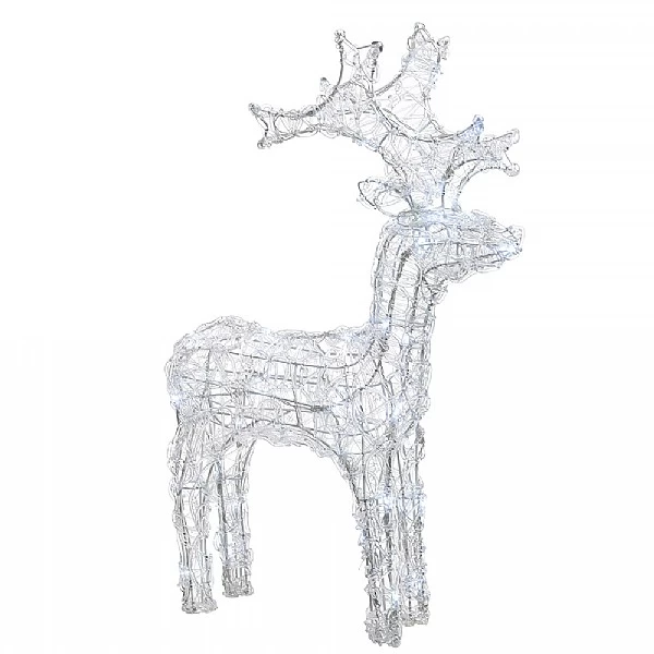 Lumineo 60cm Cool White LED Acrylic Reindeer (50 LEDs) 1 Lumineo 60cm Cool White LED Acrylic Reindeer (50 LEDs)