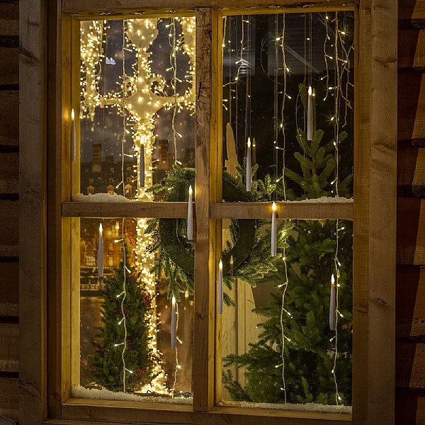 10 Floating LED Magic Candles String Lights 2 10 Floating LED Magic Candles String Lights - Image 2