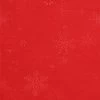 Peggy Wilkins Snow Crystal Red Christmas Tablecloth 53"x88"