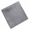 Peggy Wilkins Snow Crystal Grey Christmas Napkin - Pack Of 4