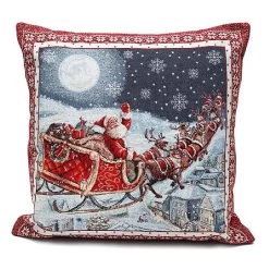 Peggy Wilkins Skyride Tapestry Complete Christmas Cushion