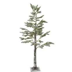 Lumineo 150cm Warm White LED Pine Tree With Snow