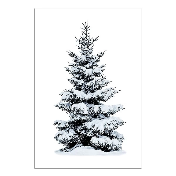 Snowy Tree LED Canvas 40x30cm 1 Snowy Tree LED Canvas 40x30cm