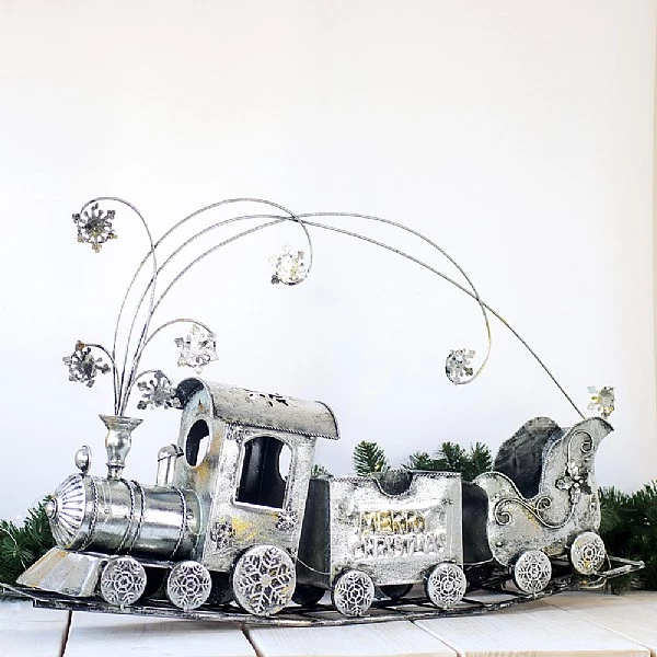 LED Metal Train With Smoke 1 LED Metal Train With Smoke