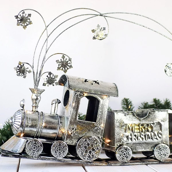 LED Metal Train With Smoke 2 LED Metal Train With Smoke - Image 2