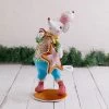 Blue Gingerbread Mouse Figurine