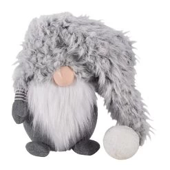 Three Kings Large Super-Furry 65cm Winter Wilbert Grey Christmas Snome