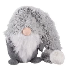 Three Kings Super-Furry Winter Wolf Grey Christmas Figure
