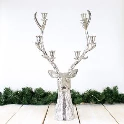 Large Stags Head Candleabra