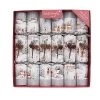 Robin Reed Aspen Sparkle 12" Christmas Crackers - Pack Of 6