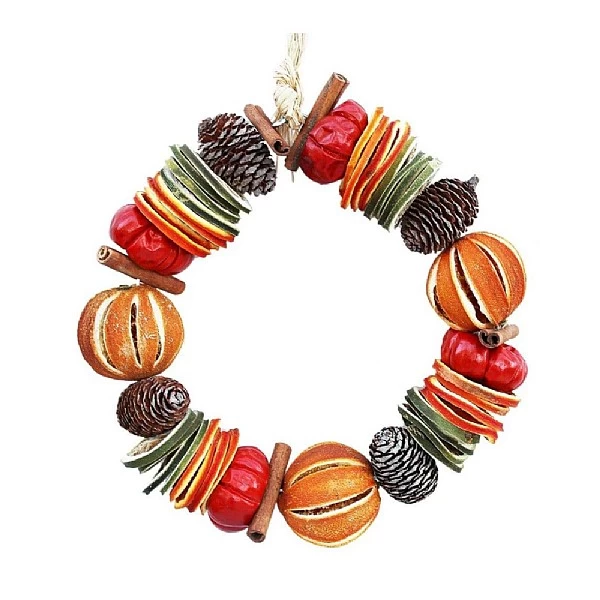 Jormaepourri Christmas Orange Circle Wreath 1 Jormaepourri Christmas Orange Circle Wreath