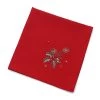Peggy Wilkins Holly Trail Set Of 4 Red Napkins