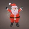 Lumineo Cool White LED Acrylic Santa 88cm