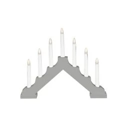 Konst Smide Grey LED Candlestick Welcome Light
