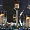 Tall Glass Pillar Candle Holder - 53cm