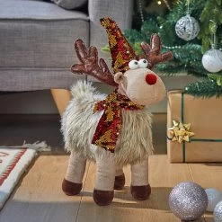 Three Kings GlamDeer Plush Standing Reindeer 41cm
