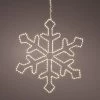 Lumineo Micro LED Metal Snowflake 57cm (335 Warm White LEDs)