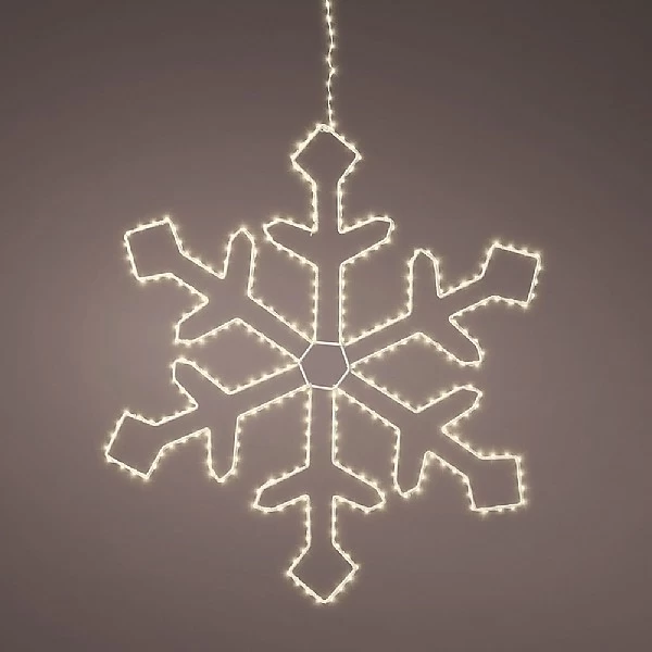 Lumineo Micro LED Metal Snowflake 57cm (335 Warm White LEDs) 1 Lumineo Micro LED Metal Snowflake 57cm (335 Warm White LEDs)