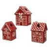 Decoris Gingerbread House Tealight Holder 18cm (Assorted Designs)
