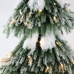 Snowy Lit Tree With Trunk 60cm -Tinsel Nest Sales Store 1188415 3