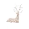 Champage Glitter Reindeer Decoration