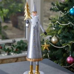 Three Kings Silver Gilt Santas (Assorted Designs) -Tinsel Nest Sales Store 1188916 3