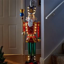 Three Kings Lit Giant Nutcracker Traditional