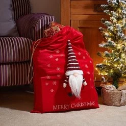 Three Kings Gonkert Gift Sack Red -Tinsel Nest Sales Store 1188955 3