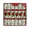 Robin Reed 12" Jolly Holly Christmas Crackers - Pack Of 6