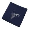Peggy Wilkins Neve Navy & Silver Napkins Set Of 4
