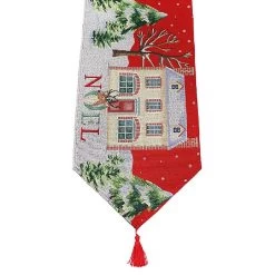 Peggy Wilkins Noel Pointed Table Runner