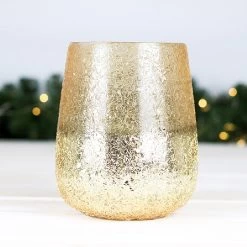 Jaenna 18cm Gold Windlight