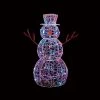 Premier Acrylic Snowman 80 Rainbow LED 90cm