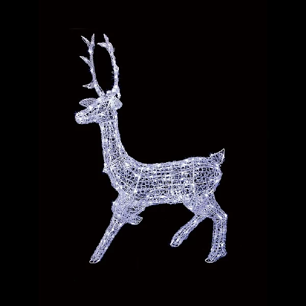 Premier 1.4m Acrylic Stag White (300 LEDs) 1 Premier 1.4m Acrylic Stag White (300 LEDs)
