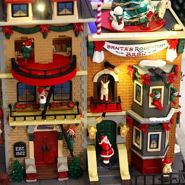 Lemax Santa's Rooftop Bash 2 Lemax Santa's Rooftop Bash - Image 2