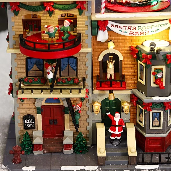 Lemax Santa's Rooftop Bash 3 Lemax Santa's Rooftop Bash - Image 3