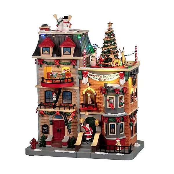 Lemax Santa's Rooftop Bash 4 Lemax Santa's Rooftop Bash - Image 4