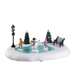 Lemax Frosty Goes Ice Skating -Tinsel Nest Sales Store 1193540 2