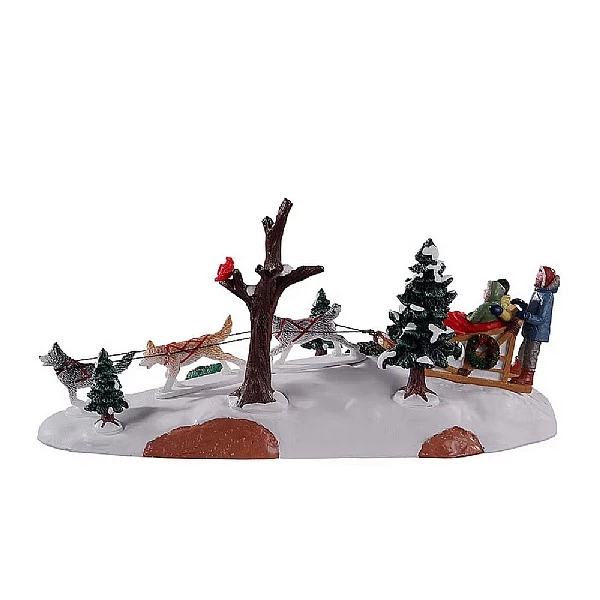 Lemax Dog Sledding Afternoon 7 Lemax Dog Sledding Afternoon - Image 7