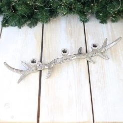 Aluminium 3 Tealight Candle Holder