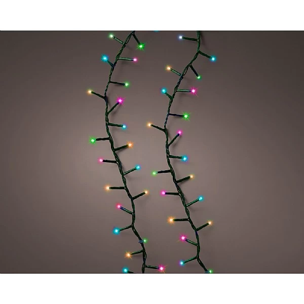 Lumineo Multicoloured Compact Twinkle Lights 1500 LEDs (Green Cable) 1 Lumineo Multicoloured Compact Twinkle Lights 1500 LEDs (Green Cable)