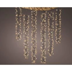 Lumineo 480 Warm White CLW LED Cascade Cluster -Tinsel Nest Sales Store 1201972 2