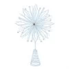 Gisela Graham Iridescent Glitter Wire Starburst Tree Topper