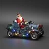 Konstsmide Santa In Car 11 LED Battery Operated