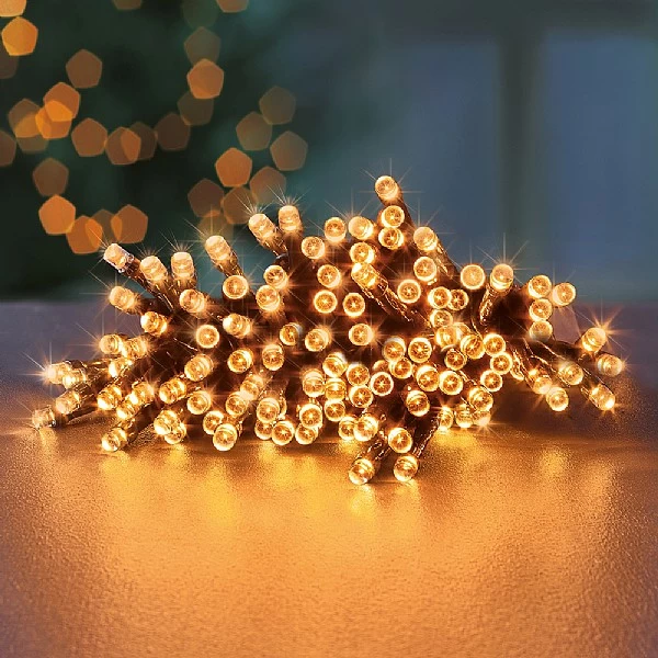 Premier Gold Battery Operated Timer Lights (200 LEDs) 1 Premier Gold Battery Operated Timer Lights (200 LEDs)