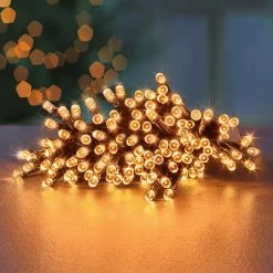 Premier Gold Battery Operated Timer Lights (400 LEDs)